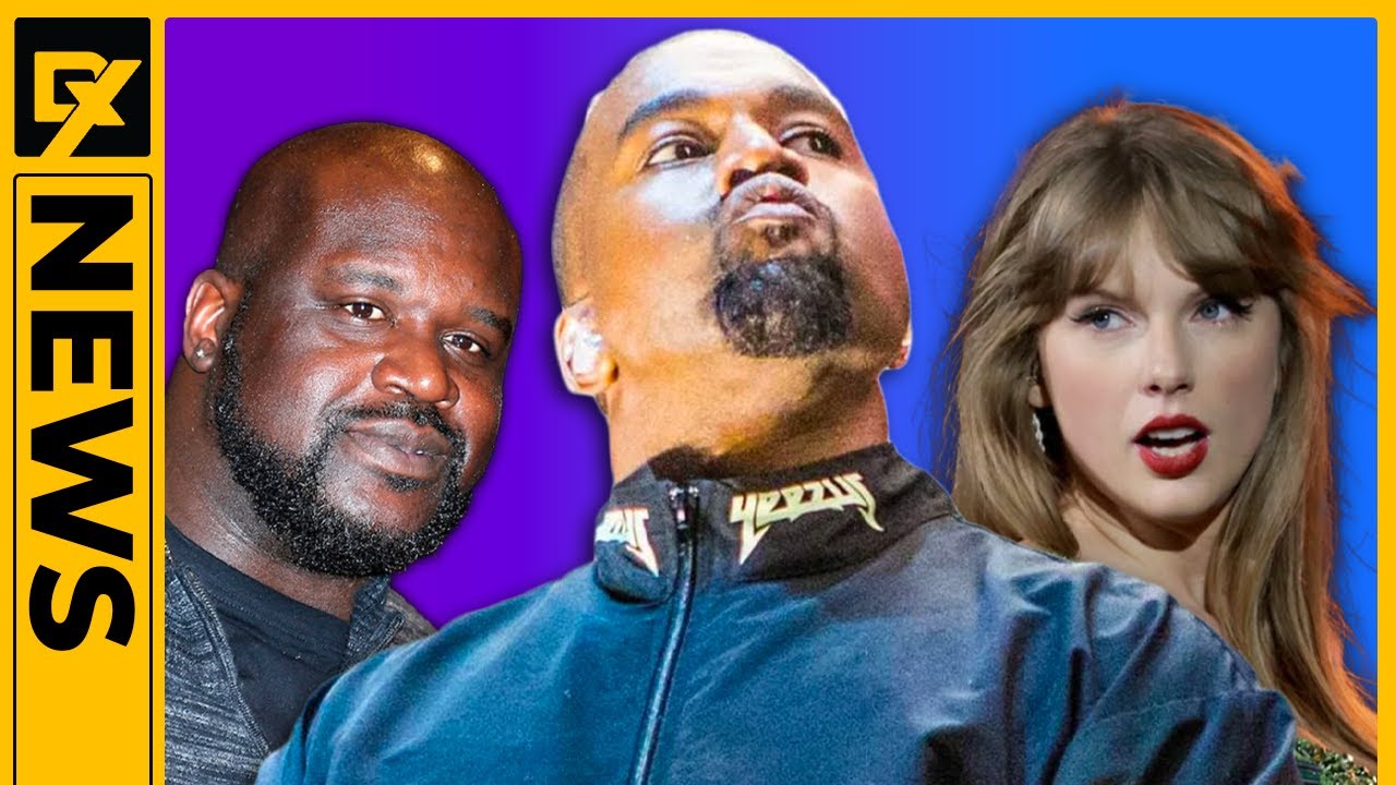Kanye West Addresses Jab From Shaq & Taylor Swift Fans After Super Bowl Appearance 2