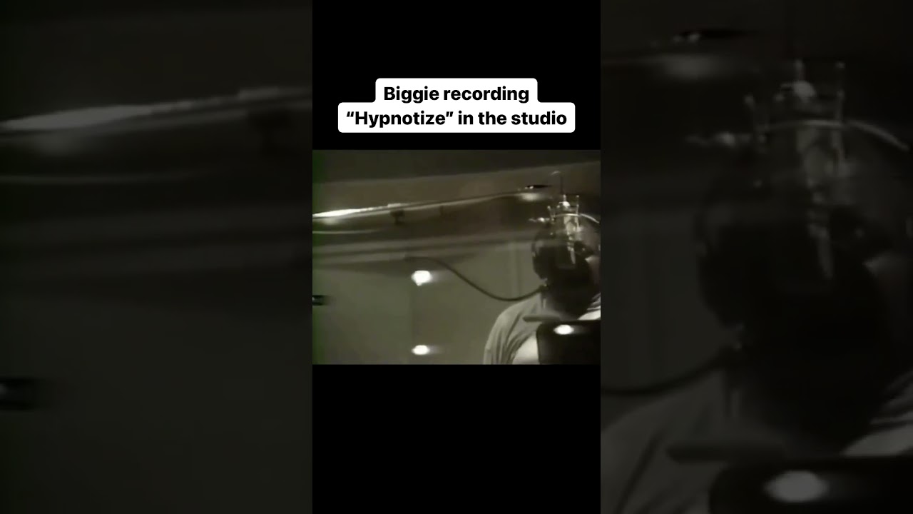 Biggie Recording "Hypnotize" In The Studio 🤯 2