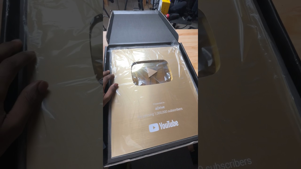 He Sent Me His Gold YouTube Play Button! #Shorts 2