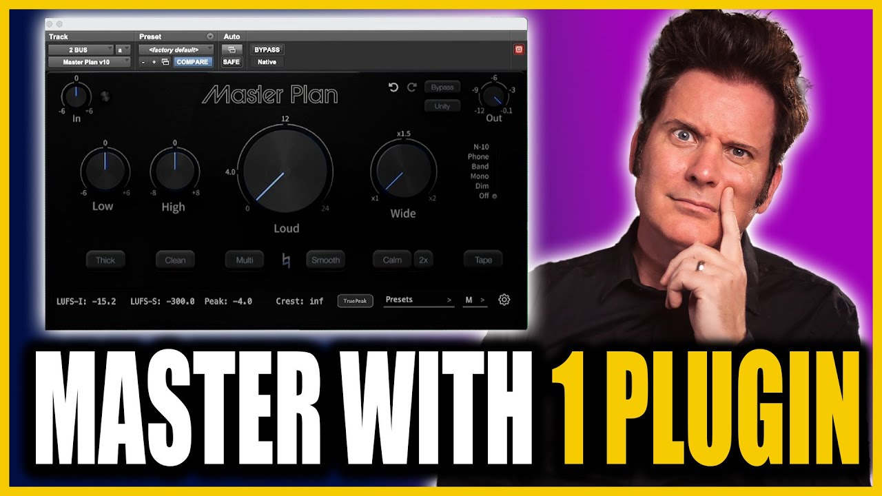 Master Your Mixes With Only One Plugin With Musik Hack - Masterplan 2