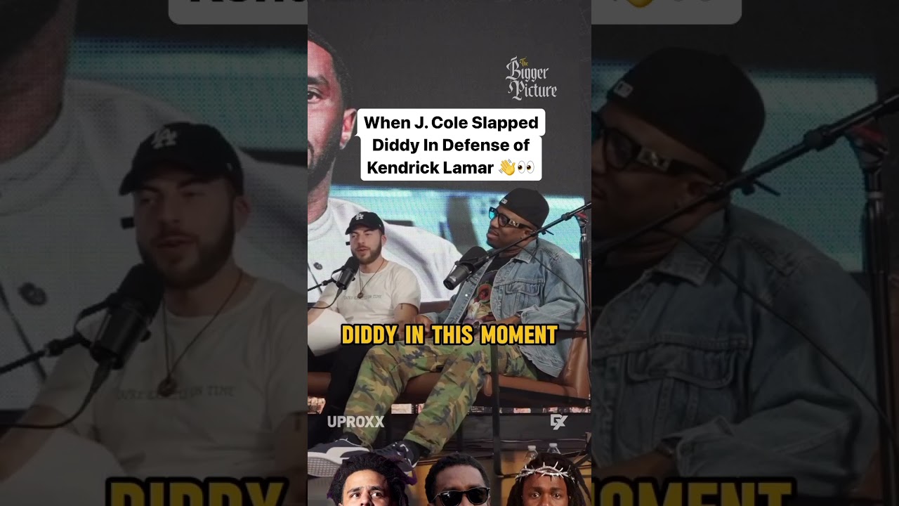 When J. Cole Slapped Diddy To Defend Kendrick Lamar 🤯👀 2