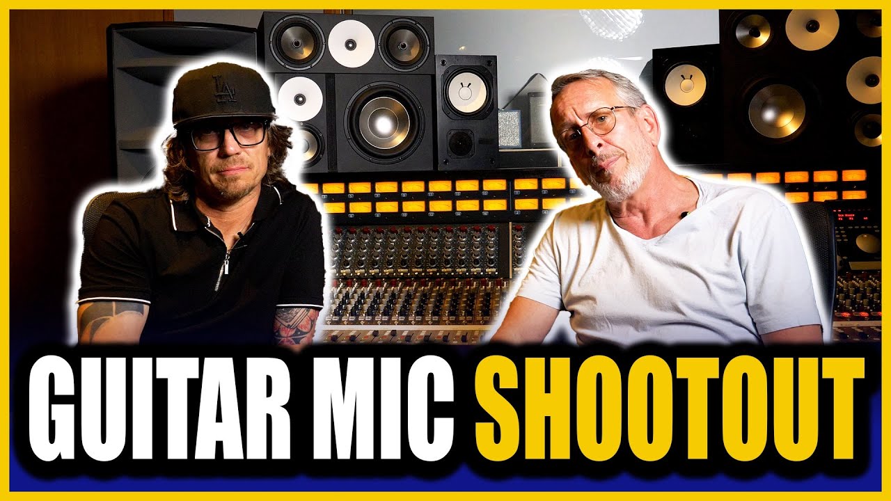 8 Mic SHOOTOUT On Guitar Amp - Colin Liebich And Barry Pointer 2