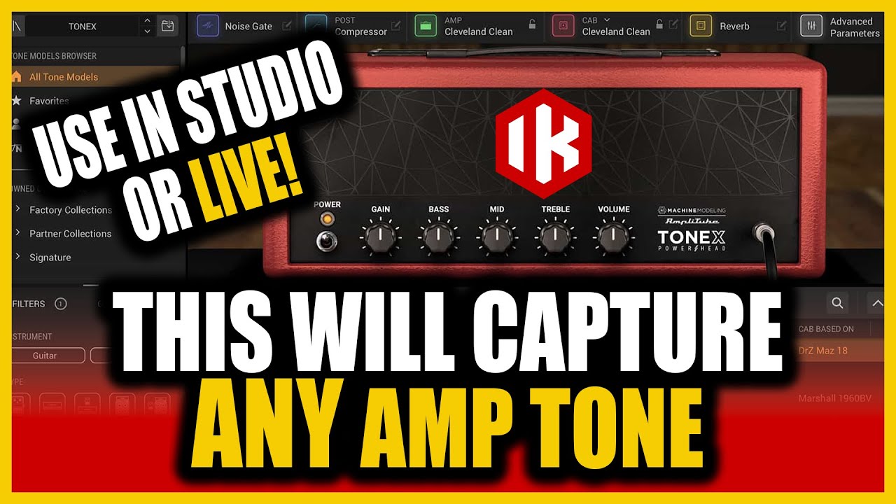 TONEX – Capture ANY Amp Tone – Amp Modeller Software @IKMultimedia 2