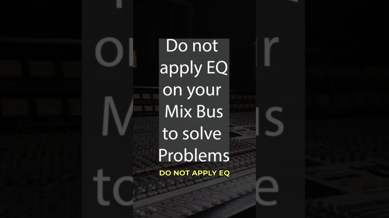 Mix Bus Mistake! 2