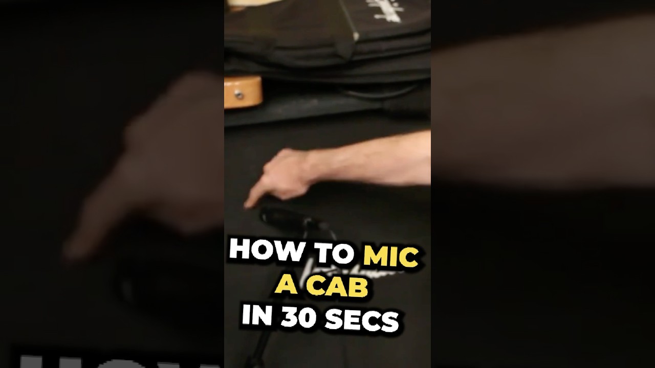How I Mic My Guitar Cabs 2