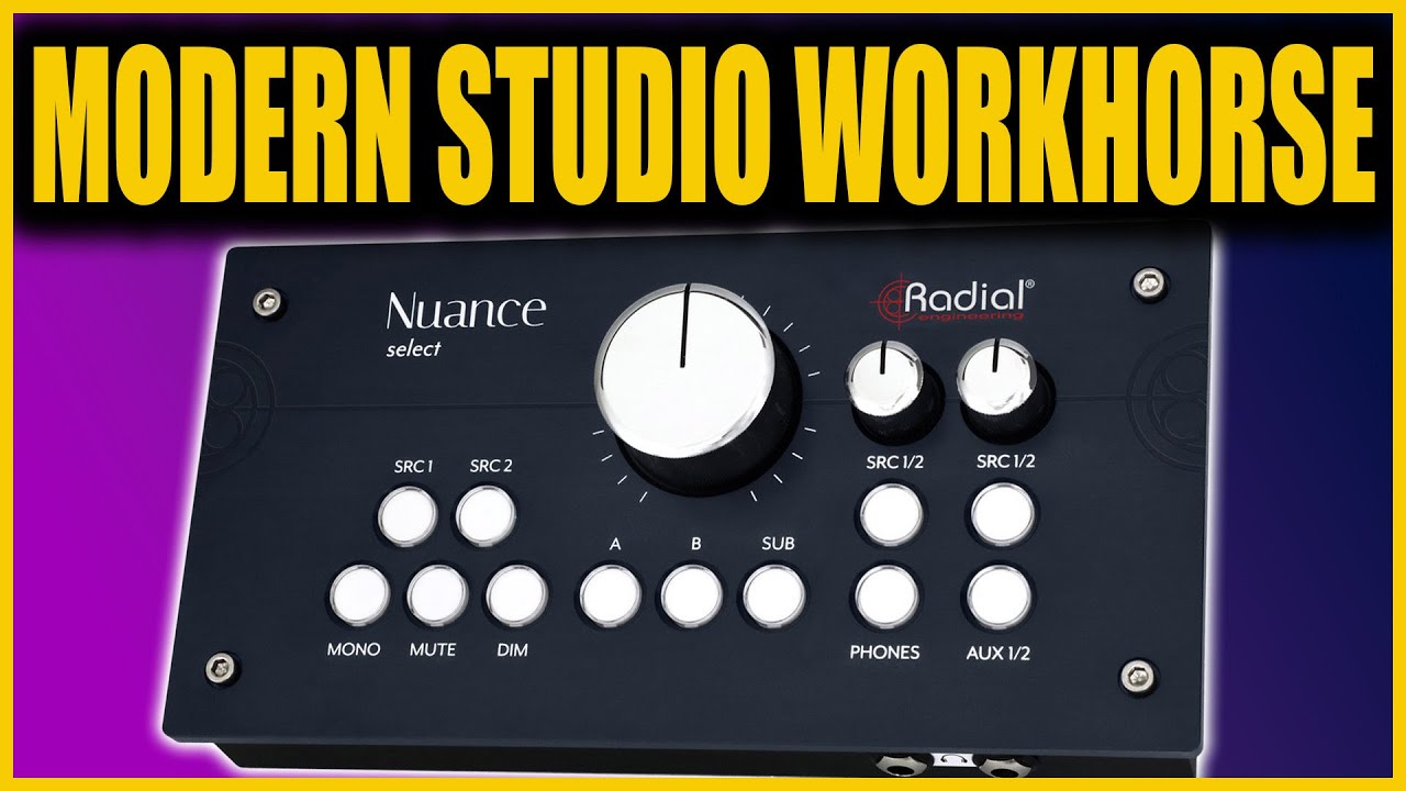 Radial Nuance Select - Transparent Studio Monitoring System @radialengineering 2