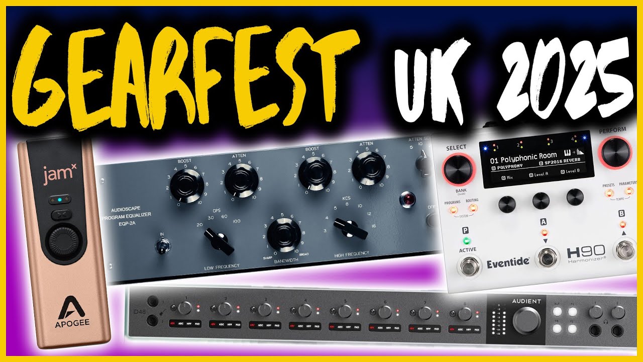 Gearfest UK 2025: Audient iD48, Audeze Headphones, Gold Cans & The Craziest New Gear! 2 Gearfest UK 2025: Audient iD48, Audeze Headphones, Gold Cans & The Craziest New Gear! 2