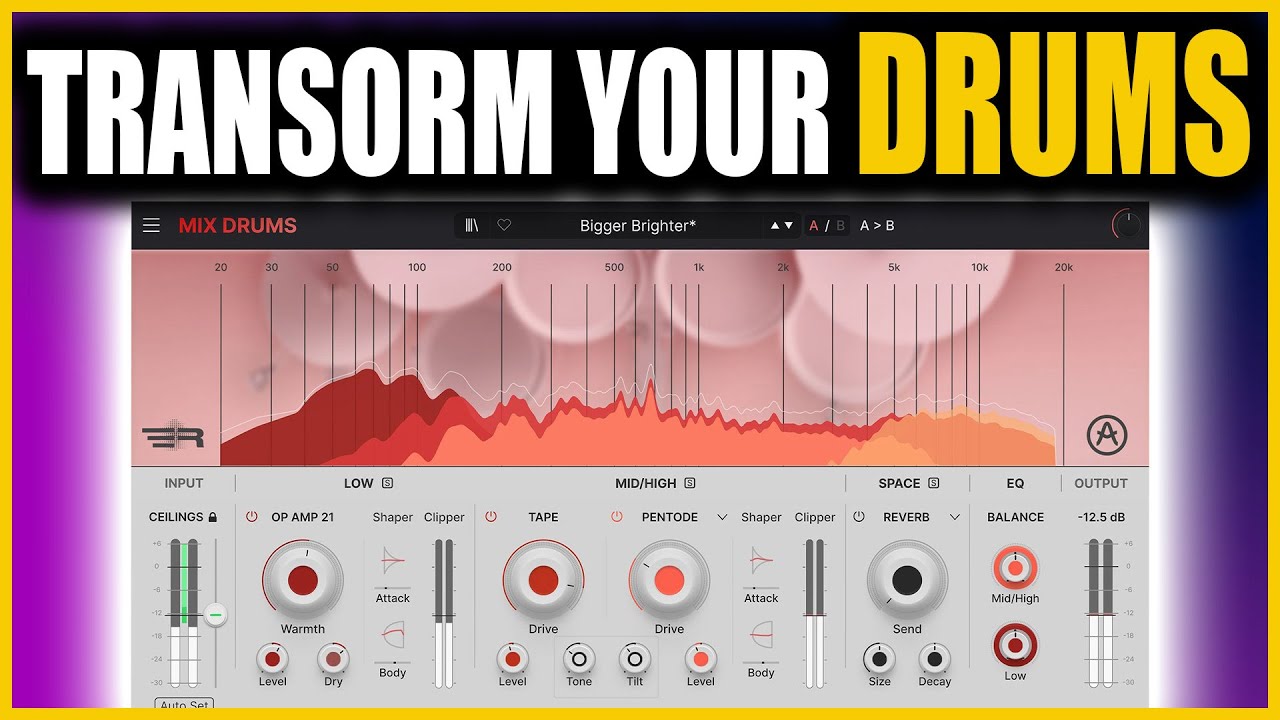 The Easiest Way To Make Drums Sound HUGE | Mix DRUMS by Arturia 2