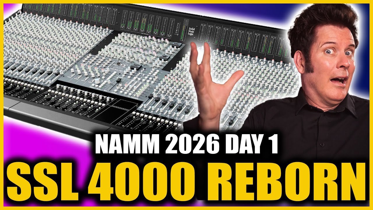 NAMM 2026 What's New? - SSL 4000 Reborn? 2