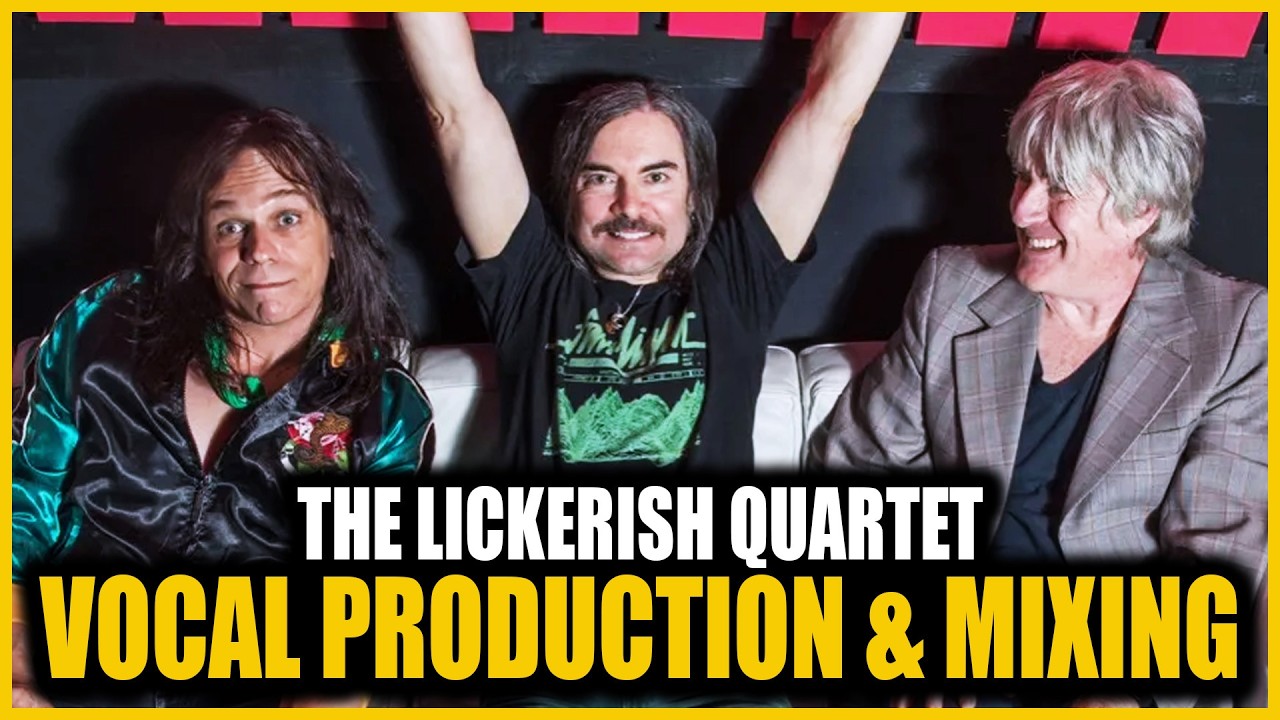 Mixing Multi Layered Vocals & BVs - Lickerish Quartet "Jellyfish, Cheap Trick, Noel Gallagher" 2