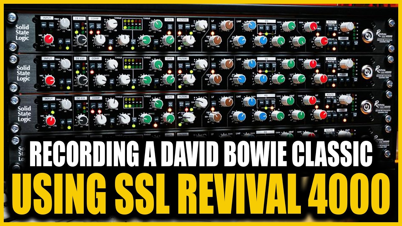 Recording Through the SSL Revival 4000 - Covering David Bowie - Let's Dance 2