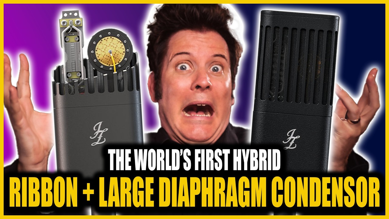 World’s First RIBBON and Large-Diaphragm CONDENSER Hybrid Microphone By Marc Urselli - JZ Mic MU-1 2