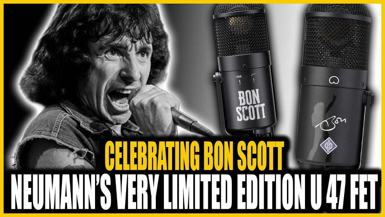 Celebrating Bon Scott’s 80th Birthday With The Neumann U 47 fet Bon Scott Edition 2