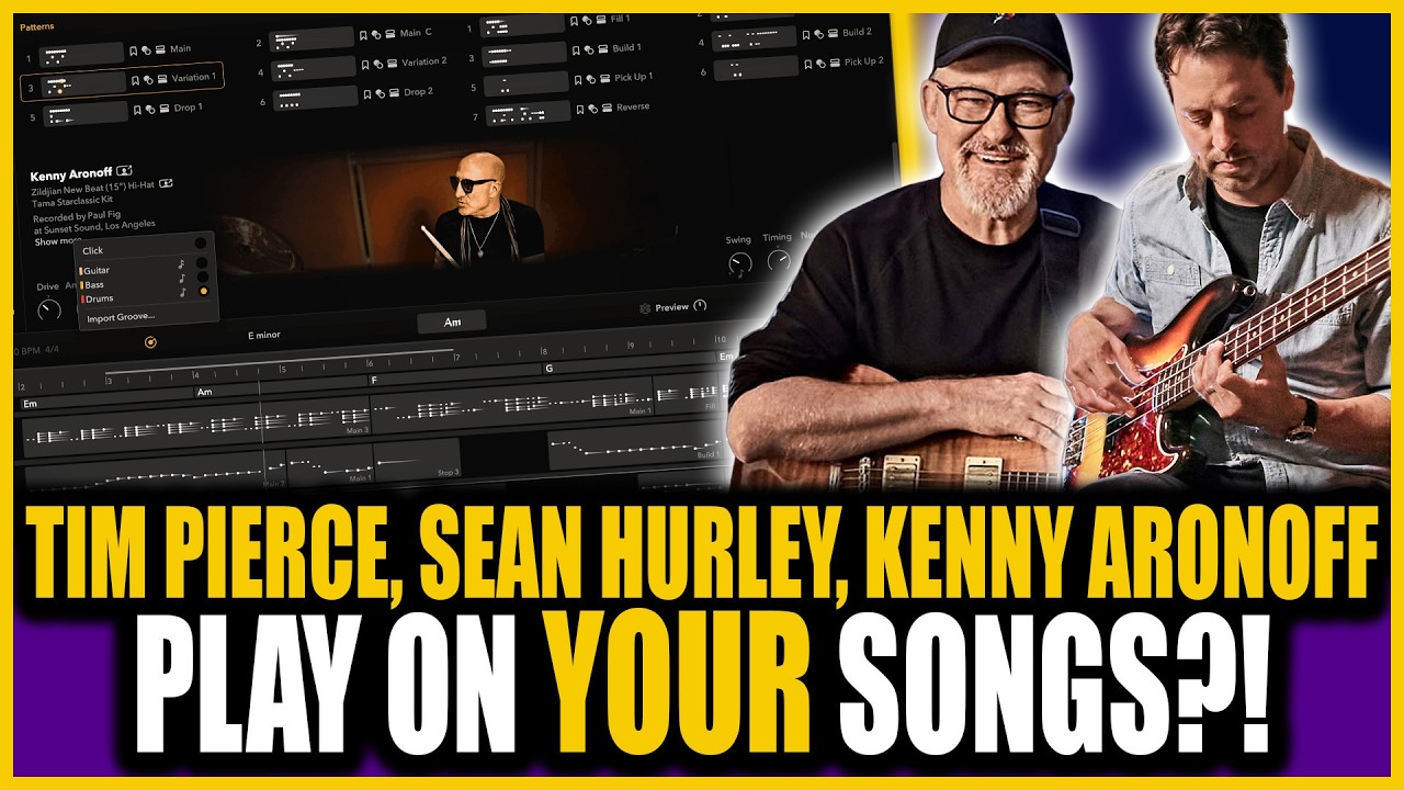 TIM PIERCE, SEAN HURLEY & KENNY ARONOFF Play on YOUR Songs?! Diving Into Tonalic 2