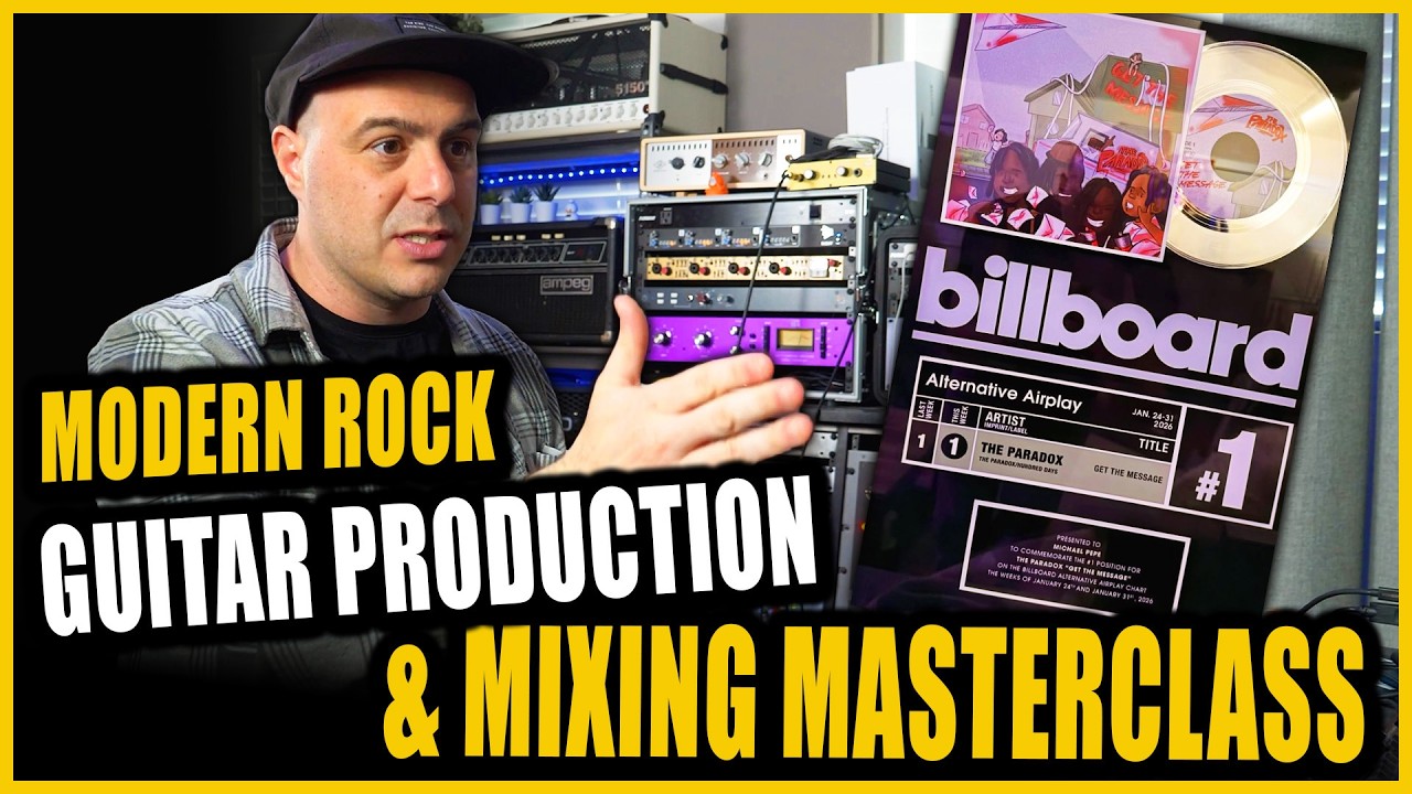 Modern Rock Guitar Production & Mixing Masterclass With Mike Pepe: Paradox - "Get The Message" 2