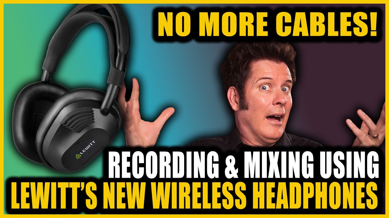 Can You Record and Mix On Wireless HEADPHONES?: LEWITT LW6 Review 2