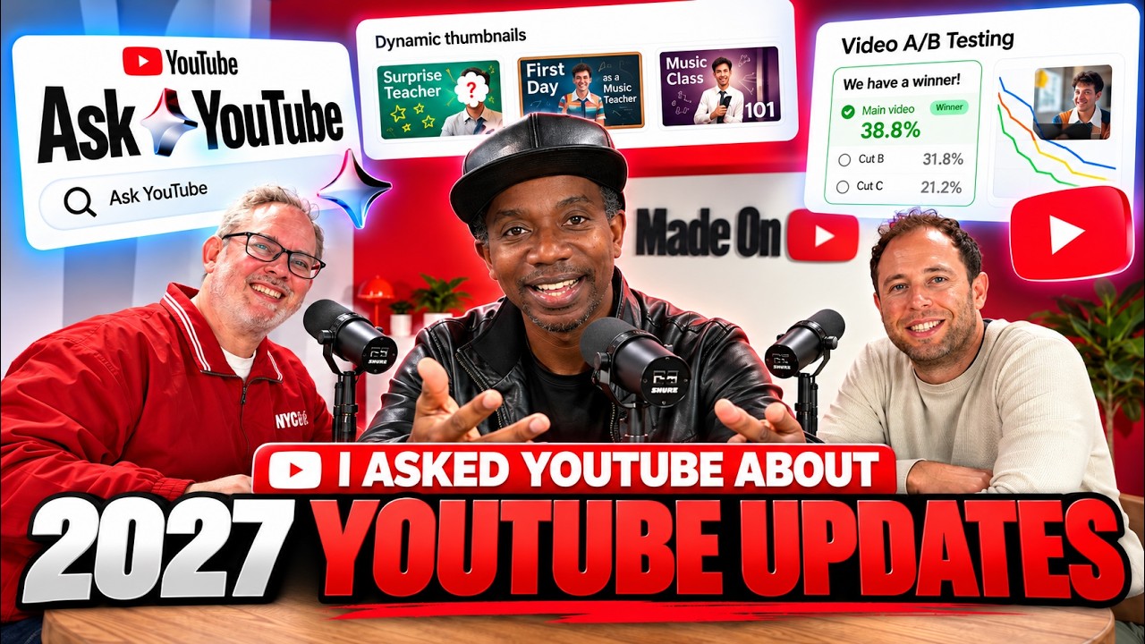 YouTube Employees Just Revealed HUGE 2027 Updates (Dynamic Thumbnails and Video A/B Testing) 2